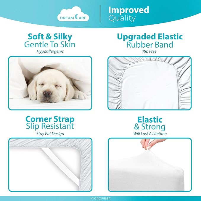DREAMCARE Cal King Fitted Sheet Only - Image 6
