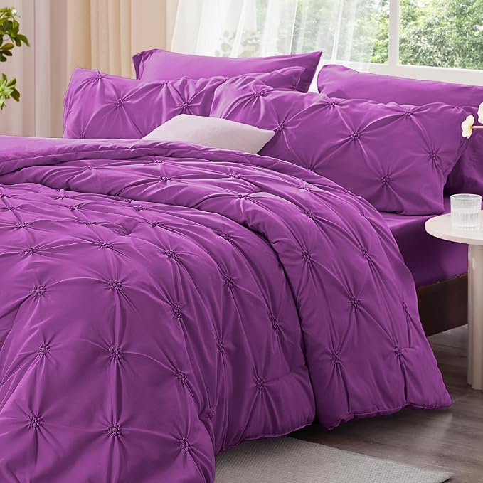 BEDELITE Purple Twin Comforter Set - Image 2