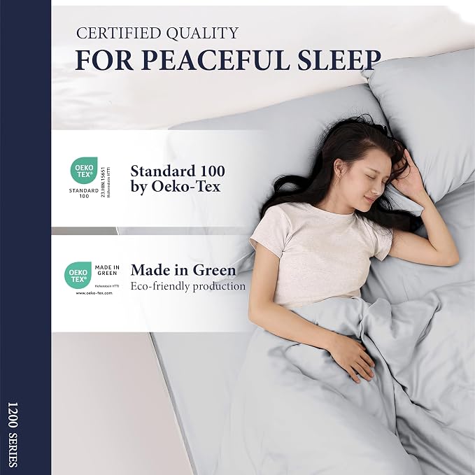 100% Egyptian Cotton Split King Sheets Sets - Image 6