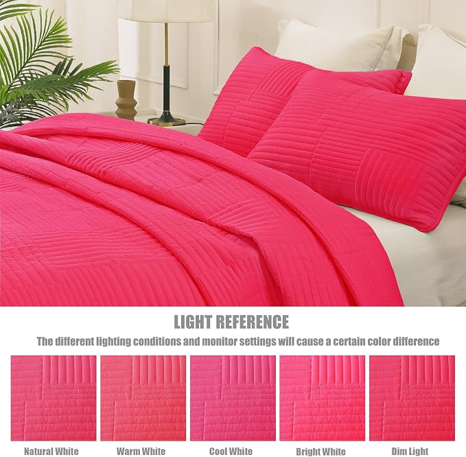 Whale Flotilla Ultra Soft King Quilt Bedding Set, Lightweight Microfiber Hot - Image 5