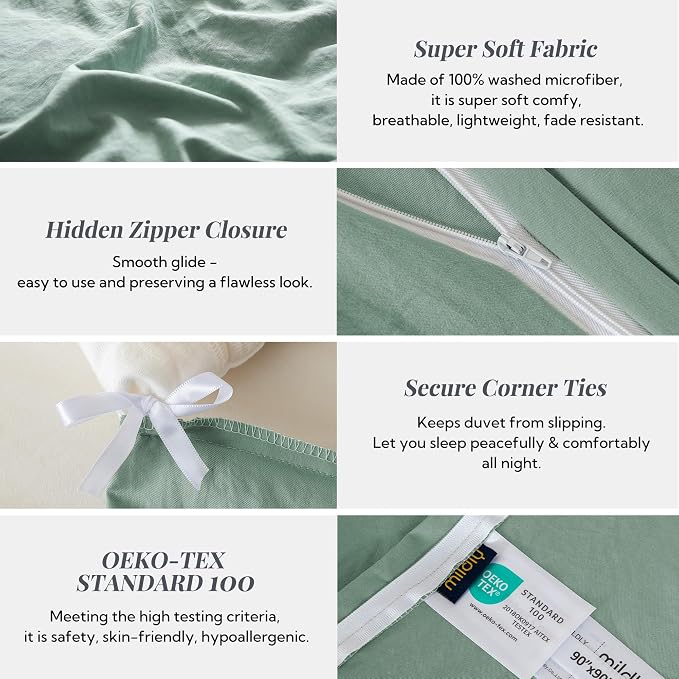 MILDLY Super Soft Duvet Cover 2pcs - Image 5