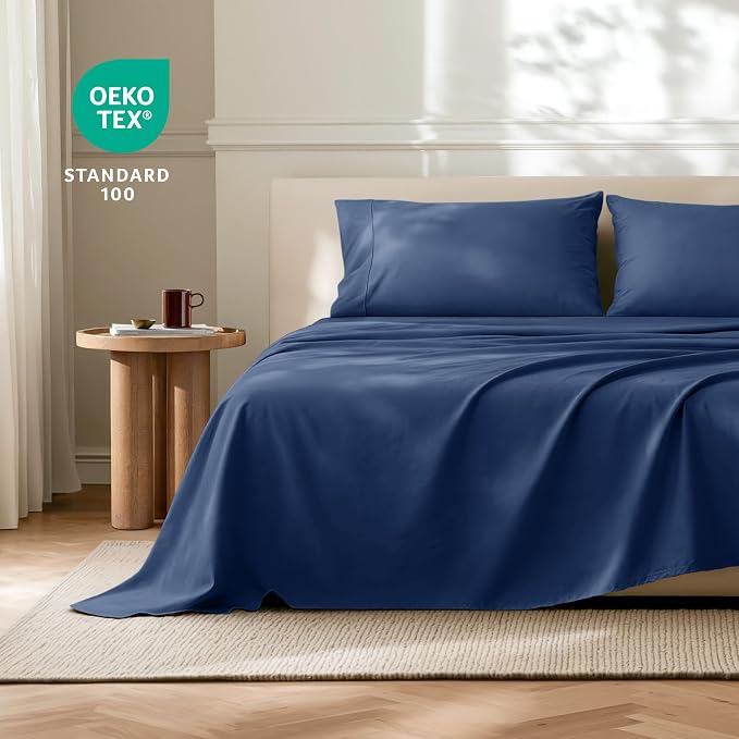 Bare Home Queen Flat Sheet - Image 4