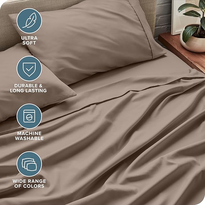 Bare Home Short Queen Sheet Set - Image 4