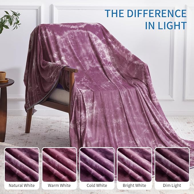 Guohaoi Cooling Throw Blanket for Hot Sleepers, Decortive Tie Dye, Arc-Chill - Image 6