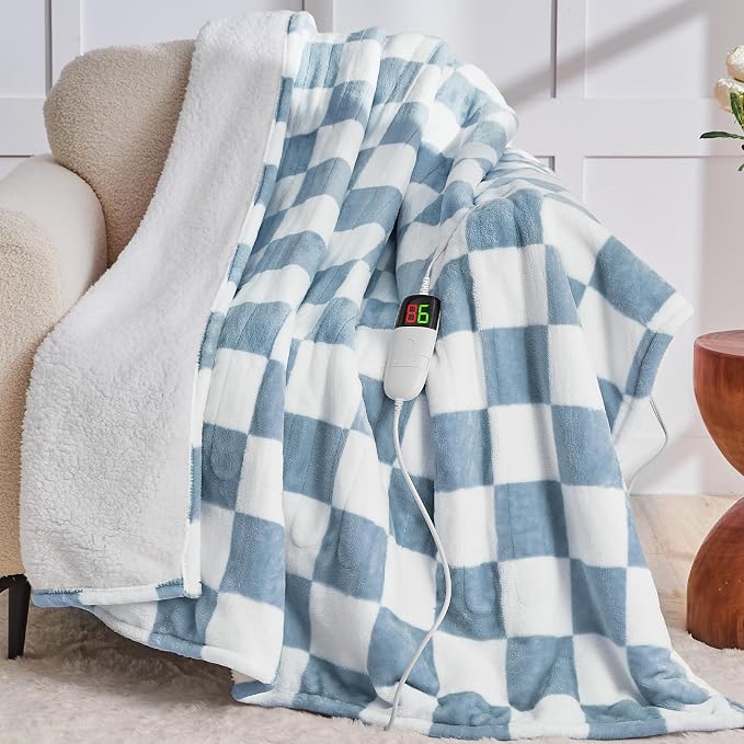 Heated Electric Blanket Twin Size, 62X84 Heating Blanket by OCTROT