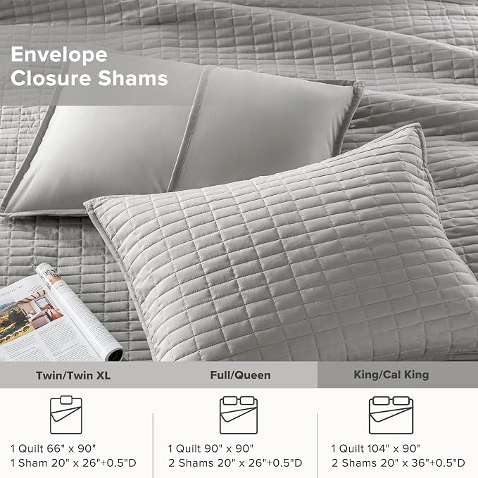 Comfort Spaces - CS14-0060 Kienna Quilt Coverlet Bedspread Ultra Soft - Image 5
