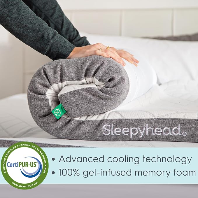 Sleepyhead Queen 3 Inch Premium Gel Mattress Topper – Cooling Gel Memory Foam - Image 6
