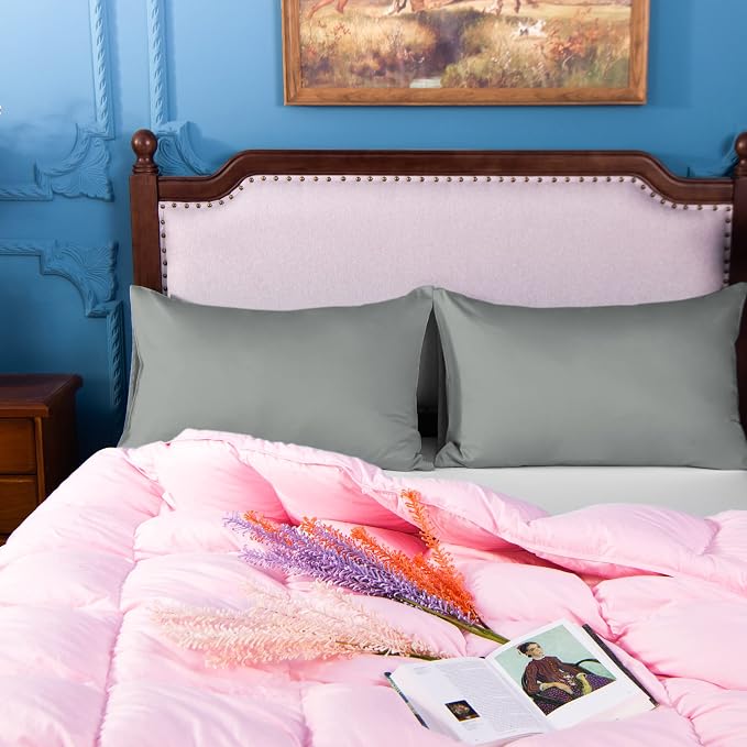 NTBAY Egyptian Cotton Queen Pillowcases - Image 6