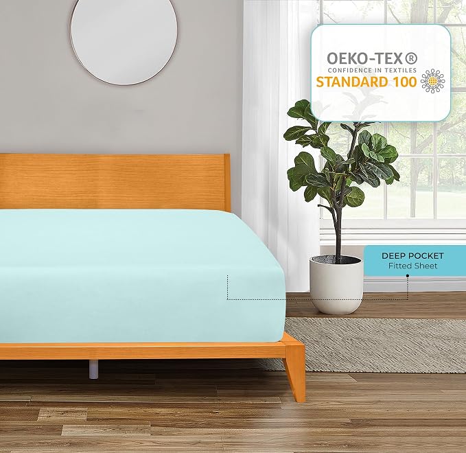 Royale Linens Fitted Sheet Full - Image 7