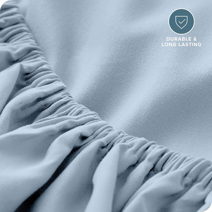 Bare Home Fitted Bottom Sheet Full Size - Image 5