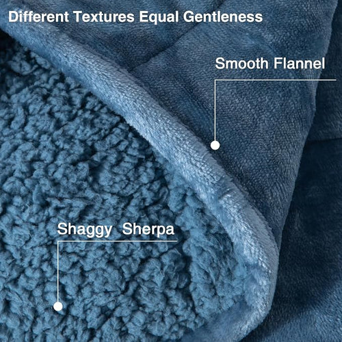 Aemicion Weighted Blanket for Adults Sherpa Fleece Heavy Blanket for Sleeping - Image 2
