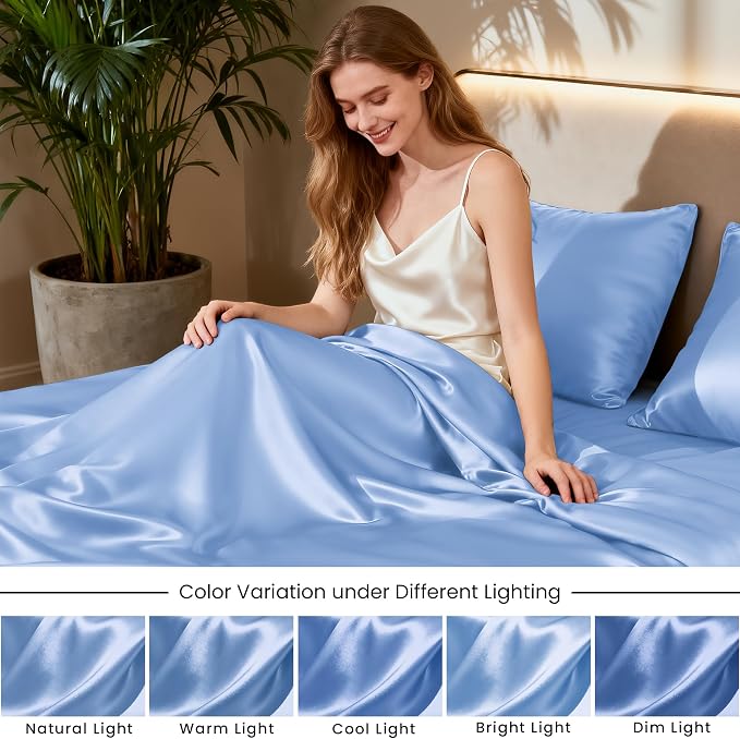 Love's cabin Satin Sheet Set - Image 7