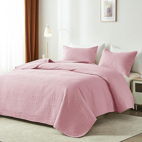 akkialla Full/Queen Quilt Set, Soft Microfiber Coverlet - Image 2