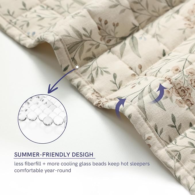 YnM 12lbs Weighted Blanket for Adults, Linen Heavy Bed Throw Blanket - Image 5
