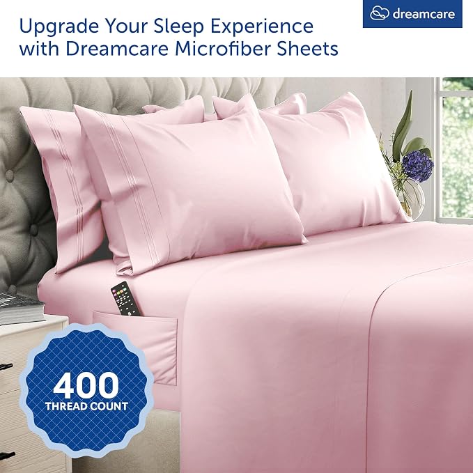 DREAMCARE King Size Sheets Set - Image 6