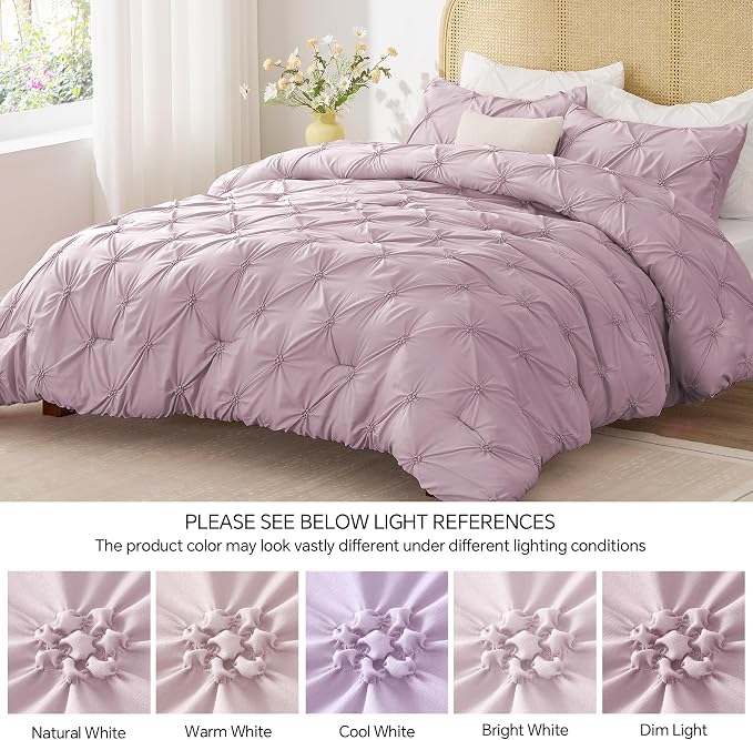 BEDELITE Light Purple Twin Comforter Set - Image 7
