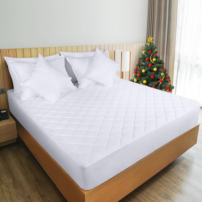 Utopia Bedding 2 Pack Quilted Fitted Mattress Pad, Twin Size, Elastic Fitted - Image 6