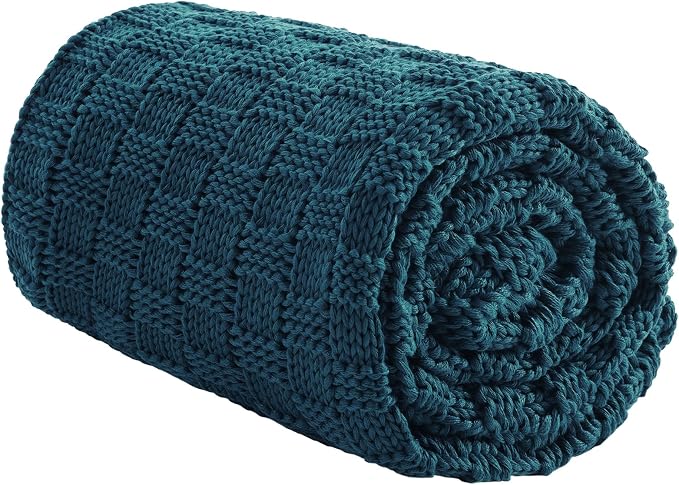 Knitted Weighted Blanket Kids, No Beads Heavy Blanket 36” x 48'' 5lbs, by Unknown