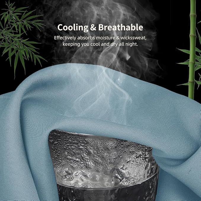Standard Pillowcases, Cooling Viscose from Bamboo Pillow Covers - Image 4