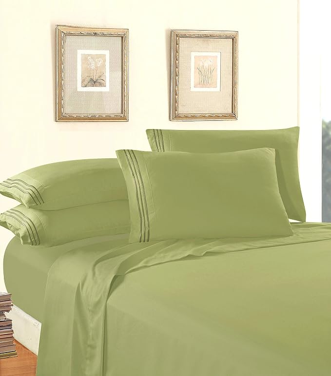 Elegant Comfort Luxury Quality Microfiber 5-Piece 1500 Premium Hotel Sheet - Image 3