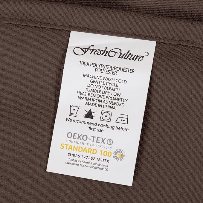FreshCulture Queen Flat Sheets Only 2 Pack - Image 7