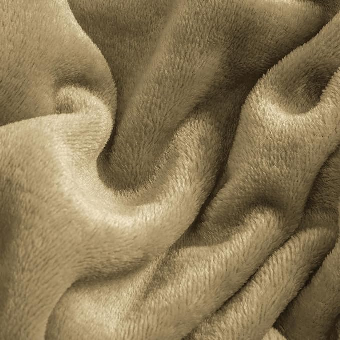 BEDELITE Flannel Sheets Twin Size Camel - Image 5