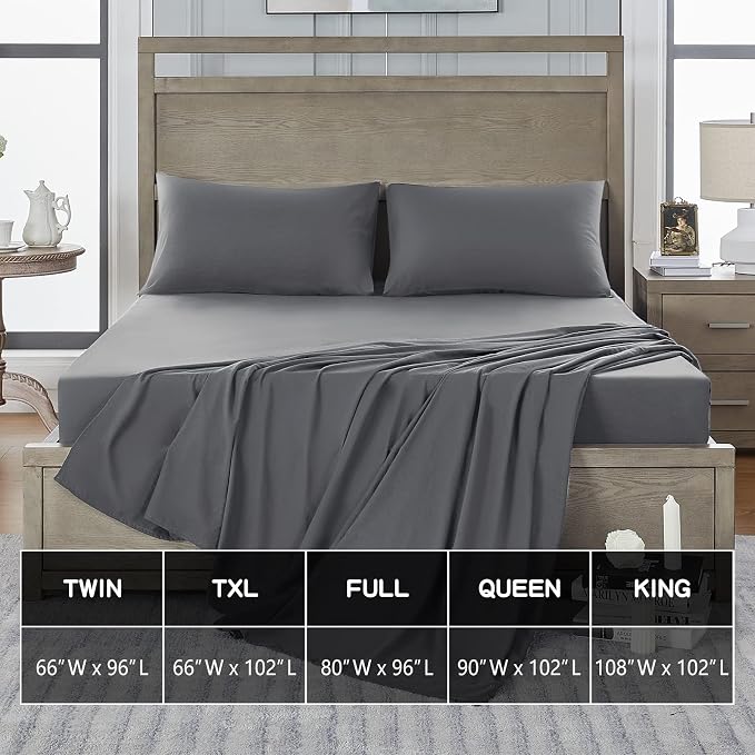 FreshCulture Queen Flat Sheets Only 2 Pack - Image 5