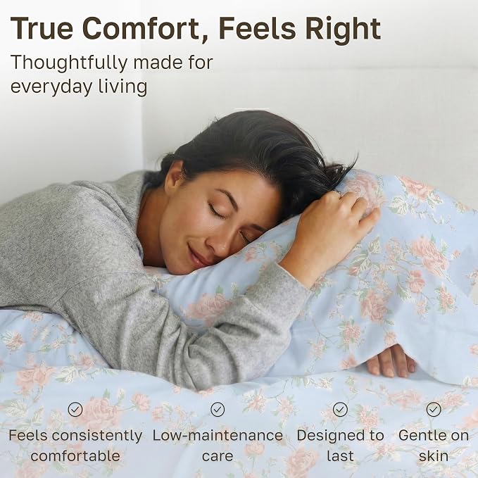 California Design Den Soft Cotton Bed Sheets King Size Set, 400 TC Good - Image 6