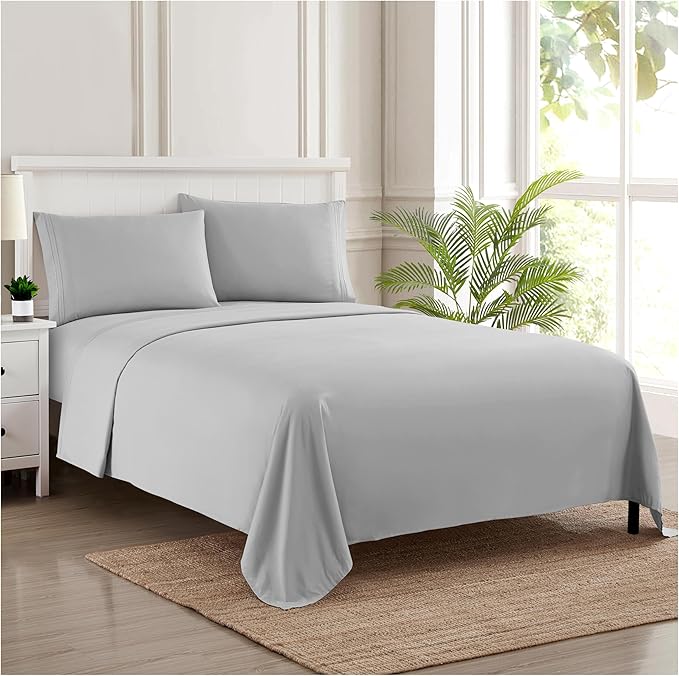 Twin XL Sheets - Breathable Luxury Sheets - 1800 Supreme Collection Extra Soft by SweetHomeCollection