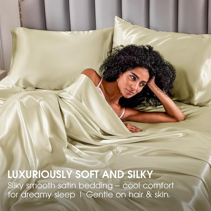 FreshCulture Satin Sheets California King - Image 6