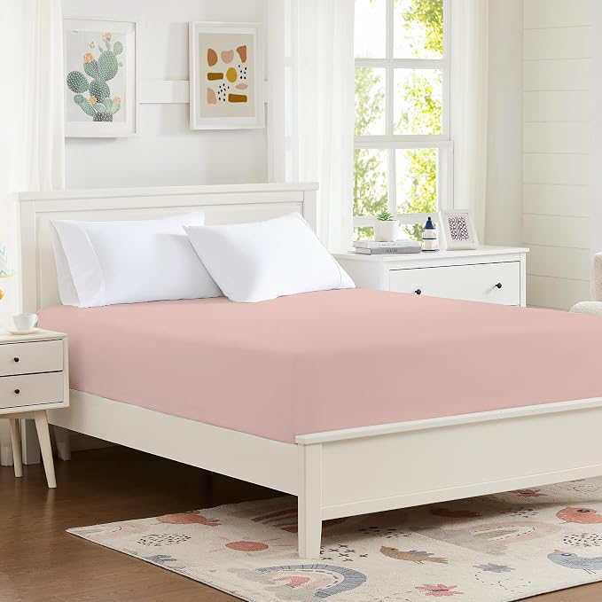 Hotella 100% Microfiber California King Size Fitted Sheet Only, Machine by Hotella