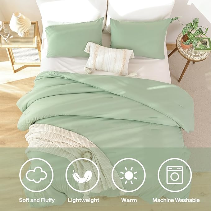 ROSGONIA Oversized King Comforter 128x120 - Image 5