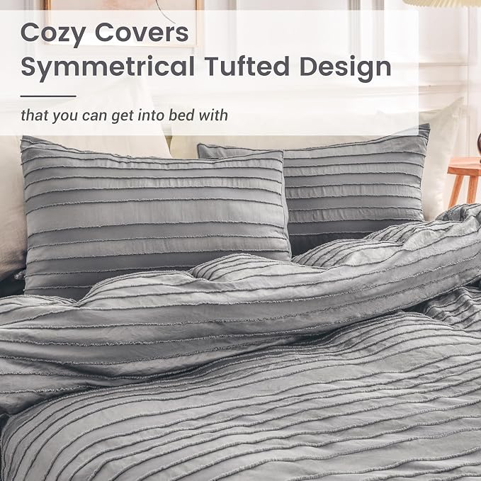 NEXHOME PRO Duvet Cover Full, Soft and Lightweight 100% Washed Microfiber - Image 9