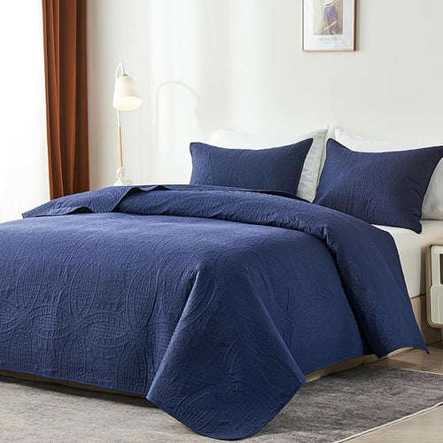 akkialla King Quilt Bedding Set, Lightweight Soft Bedspread Coverlet, Modern - Image 2