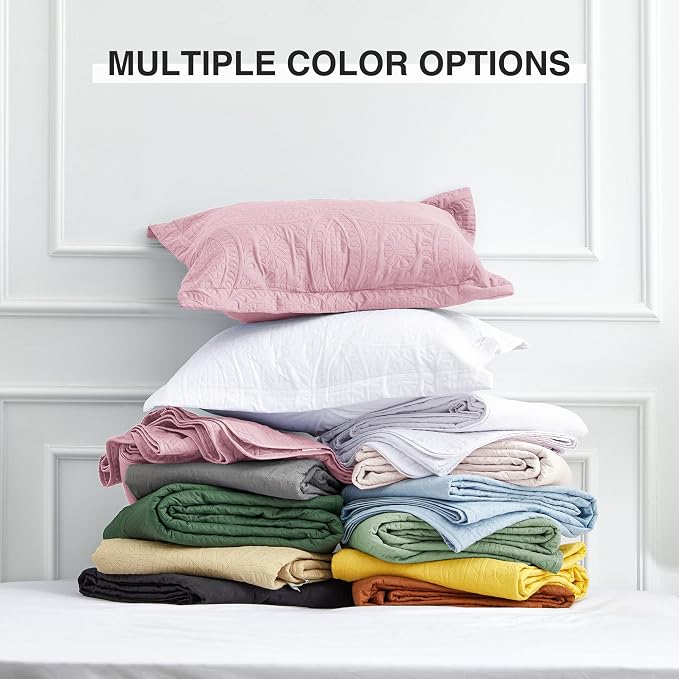 Love's cabin Quilts for Queen Bed Pink Bedspreads - Image 8
