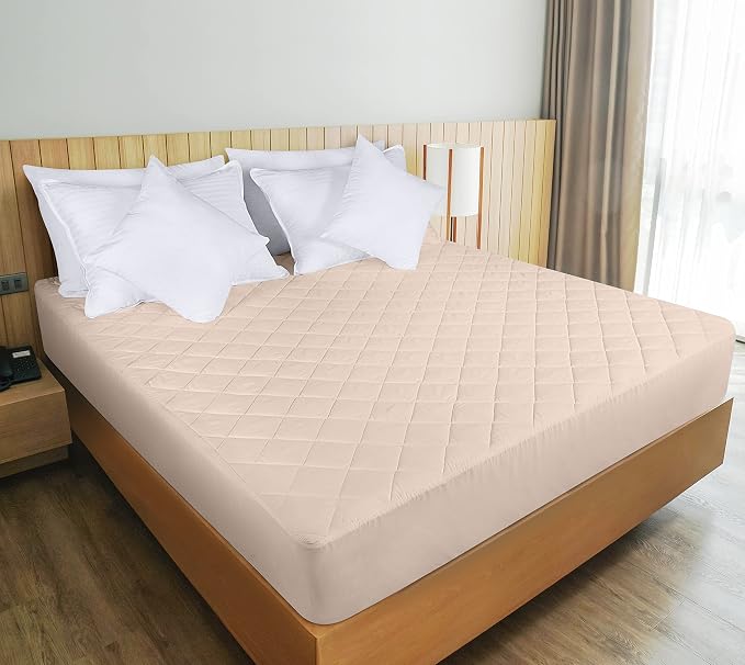 Utopia Bedding Quilted Fitted Mattress Pad, Twin Size, Elastic Fitted Mattress - Image 6