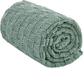 Knitted Weighted Blanket for Adult, No Beads Heavy Blanket 50” x 60'' 7lbs by Unknown