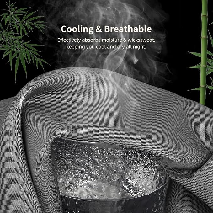 King Pillowcases, Cooling Viscose from Bamboo Pillow Covers - Image 4