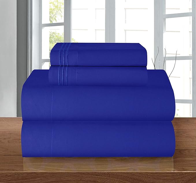 Elegant Comfort Luxury 1500 Premium Hotel Quality Microfiber 4-Piece Sheet Set - Image 2