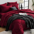 HEVUMYI Red Twin-XL Comforter Set by HEVUMYI