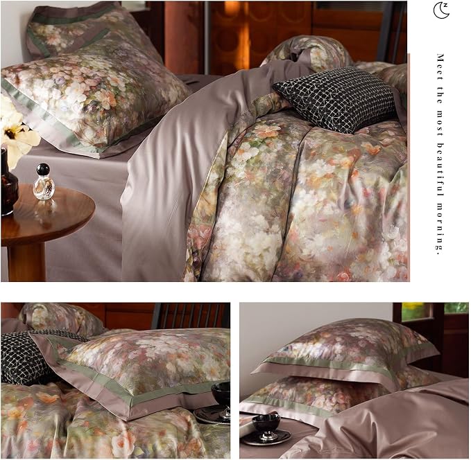 mixinni Vintage Floral Duvet Cover Set - Image 8