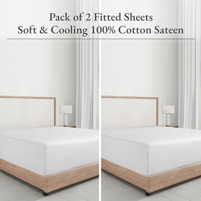 California Design Den 2-Pack Twin Fitted Sheets Only - Image 4