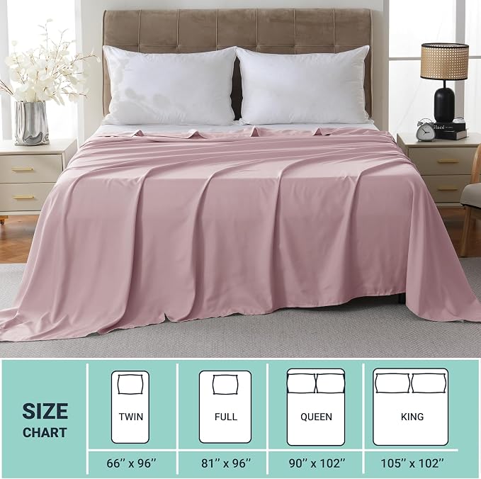 ZPECC Bulk Flat Sheets Only Full Size 6 Pack, Easy Sort Top Bed Sheet by - Image 5