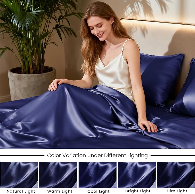 Love's cabin Satin Queen Sheets Set - Image 7