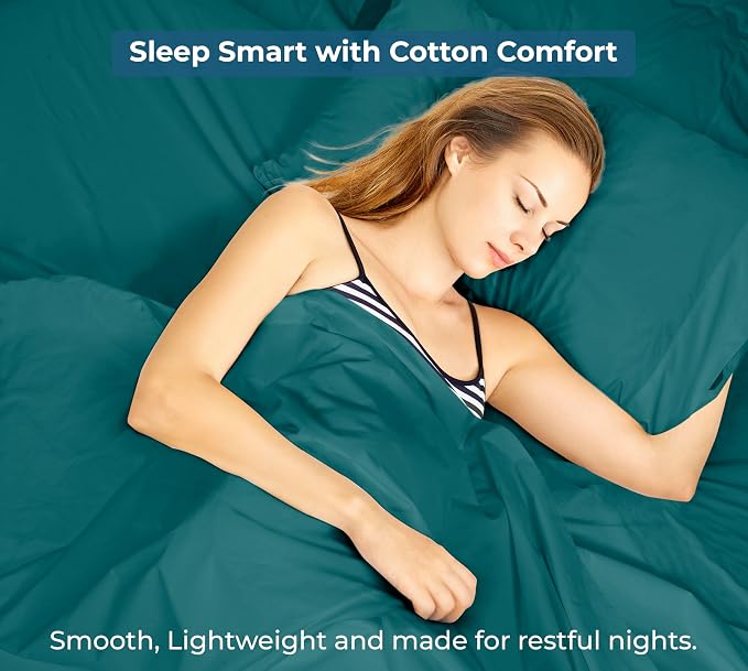 Royale Linens 100% Organic Cotton Twin XL Flat Sheet Only - Image 9