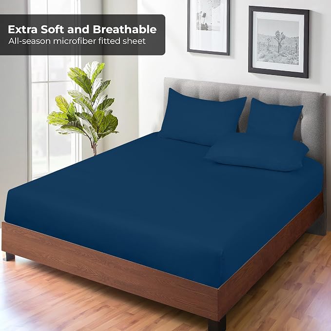 Royale Linens Fitted Sheet Full - Image 4