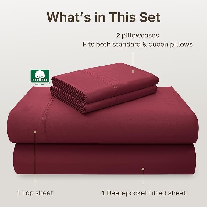 California Design Den Full Size Bed Sheets Set - Image 4