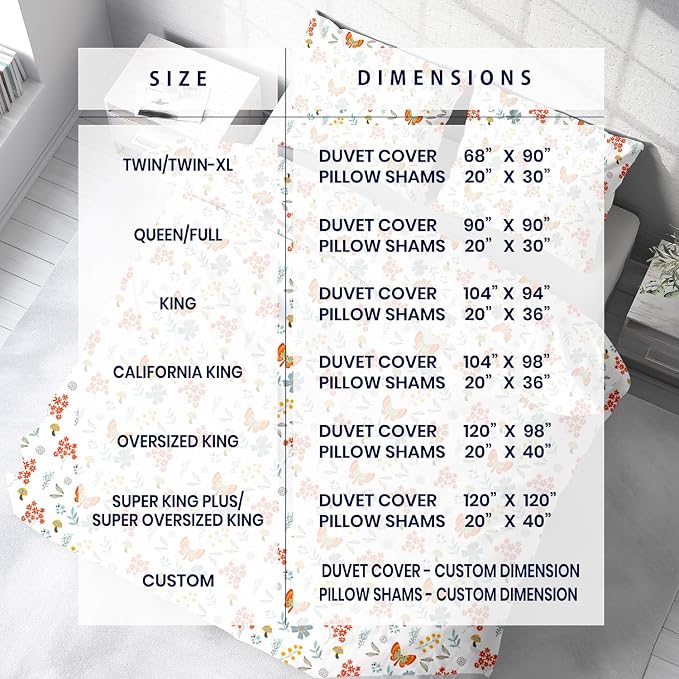 Kotton Culture 120"x98" 3 Pc Oversized King Duvet Cover Set 100% Egyptian Cotton - Image 4