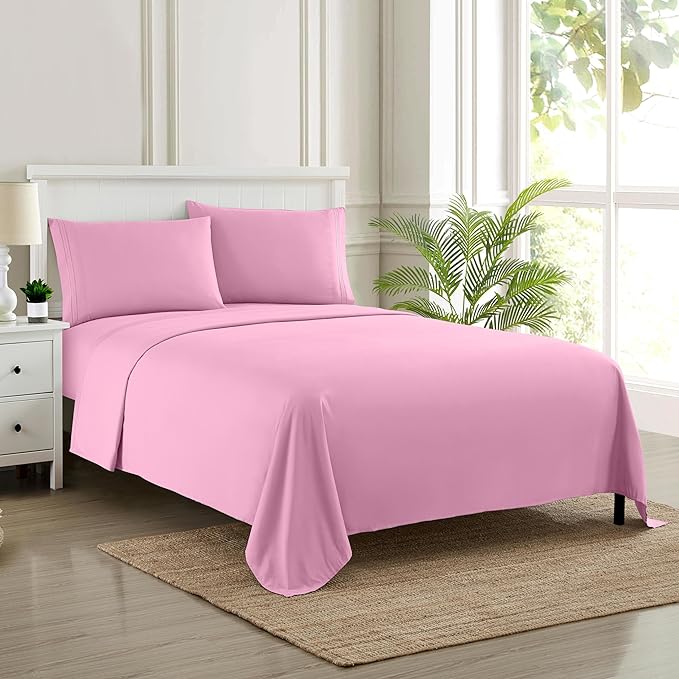 Twin Sheets - Breathable Luxury Sheets - 1800 Supreme Collection Extra Soft by SweetHomeCollection