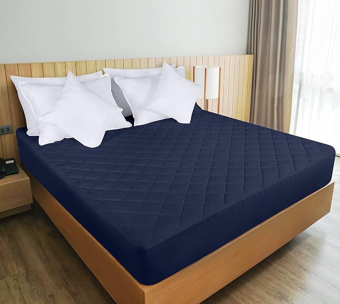 Utopia Bedding Quilted Fitted Mattress Pad, King Size, Elastic Fitted Mattress - Image 6